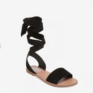 Steve Madden Reputation Lace Up Sandal Black